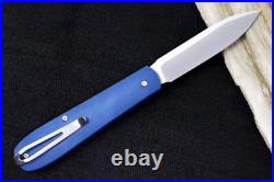 Boker Coffin Jute Slipjoint Denim Blue Micarta Handle / CPM-Magnacut Steel / D Boker Coffin Jute Slipjoint Denim Blue Micarta Handle / CPM-Magnacut Steel / D