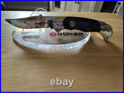 Boker Rosewood Lock Blade Pocket Knife Boker Solingen 440C