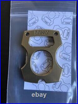 Brand New Burnley / BRNLY Cypop Bottle Opener Brass. 25 Stonewashed Bucky