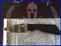 Brand New Strider SMF knife Super Steel CTS 204P Tiger stripe Flammed TI knives