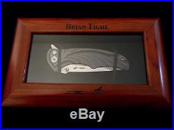 Brian TIGHE'Tighe-Coon' Titanium Custom Folder -Knife Collection -BG42 Blade