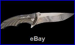 Brian TIGHE'Tighe-Coon' Titanium Custom Folder -Knife Collection -BG42 Blade