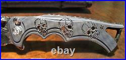 Brian Tighe Fighter Damasteel Skulls Custom