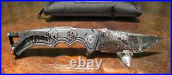 Brian Tighe Fighter Damasteel Skulls Custom