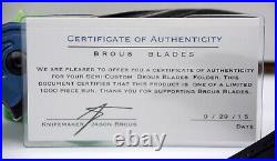 Brous Blades Bionic XL Ltd Ed NIB
