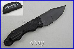 Brous Blades Knife Triple Threat with D2 & with Black G10