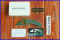 Brous Blades Silent Soldier Carbon Fiber Flipper Knife (black)