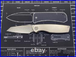 Brown Knives Cortex XL MagnaCut Blade / Milling Style Nude