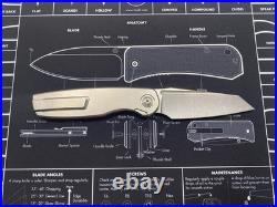 Brown Knives Cortex XL MagnaCut Blade / Milling Style Nude