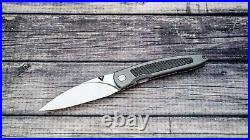 Brown Knives Custom Exponent, SW CPM-154, Titanium/Black Micarta, NIB WithCOA