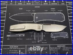 Brown Knives Mini FSD-I MagnaCut Blade / Milling Style #5 withSlot In Fuller