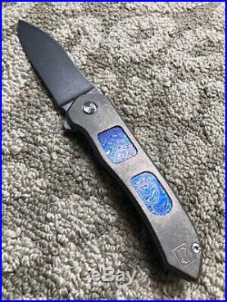 Brown Knives Servo with Timascus RWL-34. Like Grimsmo rask, Holt specter, Koenig
