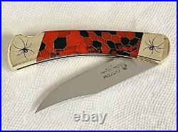 Buck 110 Brian Yellowhorse Black Widow Knife