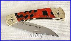 Buck 110 Brian Yellowhorse Black Widow Knife