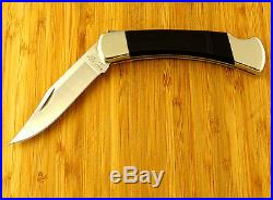 Buck 110 Custom Knife New Nickel Silver Bolsters s30v Asian Buffalo Horn