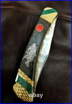 Buck 110 custom knife by Ghostown Custom Knives. SAMURI 024-25 Buck 110 custom knife by Ghostown Custom Knives. SAMURI 024-25