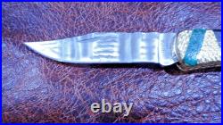 Buck 110 custom knife by Ghostown Custom Knives. SAMURI 024-25