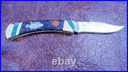 Buck 110 custom knife by Ghostown Custom Knives. SAMURI 024-25