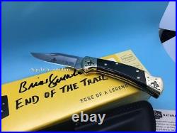 Buck 112 Brian Yellowhorse End Of The Trail Knife Knives + Sheath NEW YH388