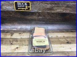 Buck 1980's Model 110 Genuine Tan Leather Sheath Catalog# 387 Mint In Package+
