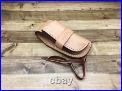 Buck 1980's Model 110 Genuine Tan Leather Sheath Catalog# 387 Mint In Package+