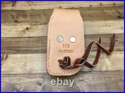 Buck 1980's Model 110 Genuine Tan Leather Sheath Catalog# 387 Mint In Package+