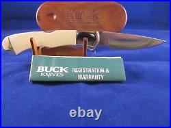 Buck 532 BuckLock 100th Year Anniversary Knife Wood Display Unopened Box SN# 064