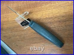 Buck 602 Knife Vintage (1986) with Black Kraton Handle and Sheath Clean