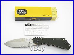 Buck 889 0889bo4 Tarani Strider Od Green Ats-34 Folding Knife Custom Buildout