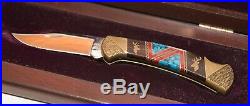 Buck 893 Custom Navajo Dave Yellowhorse Collector's Knife + case