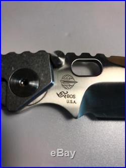 Buck BOS STRIDER Folding Knife BOS USA +Clip