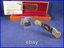 Buck David Yellowhorse 112 Custom BULL RIDER Knife Vintage Edition Mint Case