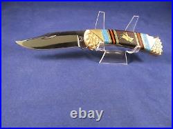 Buck David Yellowhorse 112 Custom BULL RIDER Knife Vintage Edition Mint Case