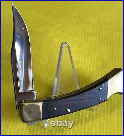 Buck Knife 110 (1988) Gold Etched HH Buck Blacksmith MINT Low 80 Of 4500