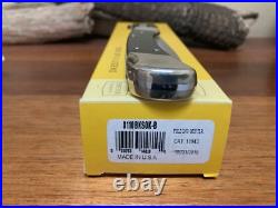 Buck Knife 110 (2018) Black Micarta Drop Point S35VN Serialized as #1 RARE