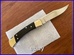 Buck Knife 110 Custom Gold Etched Adolphus Busch Box & COA MINT