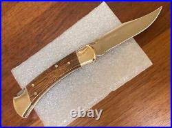 Buck Knife 110 Vintage (1989) Gold Etched Christopher Columbus withBox MINT