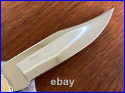 Buck Knife 110 Vintage (1990) Etched Christmas Pony 21 OF 1000 MINT