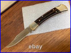 Buck Knife 110 Vintage (1997) Etched Carpenters Union 1977 withBox MINT