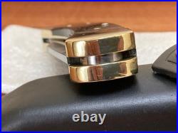 Buck Knife 110- Vintage (2-Dot) Square Frame, 3-Large Pins, Buck Sheath Clean