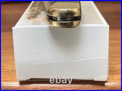 Buck Knife 110 Vintage (2003) Buffalo Scales, Filed Rocker, Box, Sheath NOS