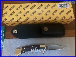 Buck Knife 110 Vintage (2003) Finger Grooved WithBox, Sheath & Papers NOS