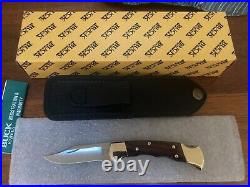 Buck Knife 110 Vintage (2003) Finger Grooved WithBox, Sheath & Papers NOS