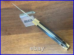 Buck Knife 110 Vintage 3-Liner with Finger Grooves/Box/Sheath/Papers CLEAN