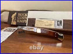 Buck Knife 110 Vintage 4Dot Gander Mt. Exclusive Gold Etch (117 of 200) RARE