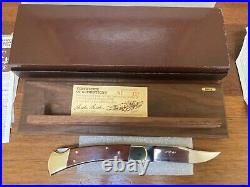 Buck Knife 110 Vintage 4Dot Gander Mt. Exclusive Gold Etch (117 of 200) RARE