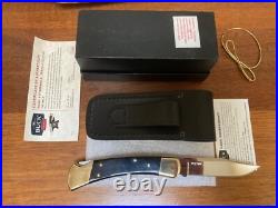 Buck Knife 110 Vintage The Weld LE Box, Sheath, COA (393 of 500) NOS