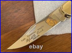 Buck Knife 110 Vintage The Weld LE Box, Sheath, COA (393 of 500) NOS