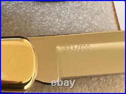 Buck Knife 110 Vintage The Weld LE Box, Sheath, COA (393 of 500) NOS