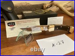 Buck Knife 110 Vintage The Weld LE Box, Sheath, COA (393 of 500) NOS
